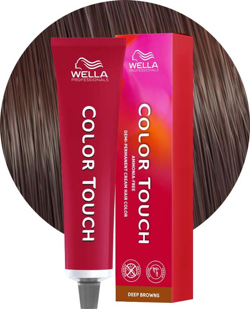 Wella Color Touch Deep Browns 6/77 Dunkelblond Intensives Braun 60ml
