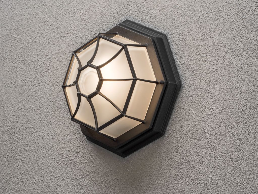 Konstsmide Moranello schwarz lackiertes Aluminium, Produktbild 
