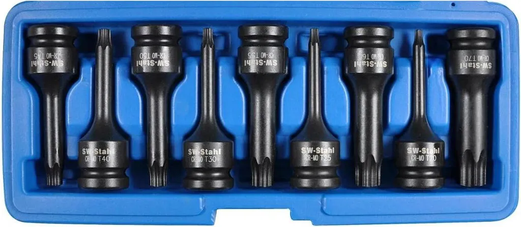 Kit embouts Torx de force pour réparation châssis et freins 1/2"
