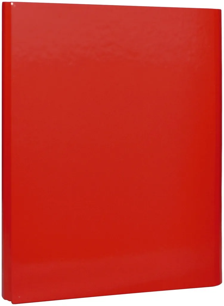 Scatola per Documenti A4 Rossa Dorso 4cm PP - Robusta e Pratica