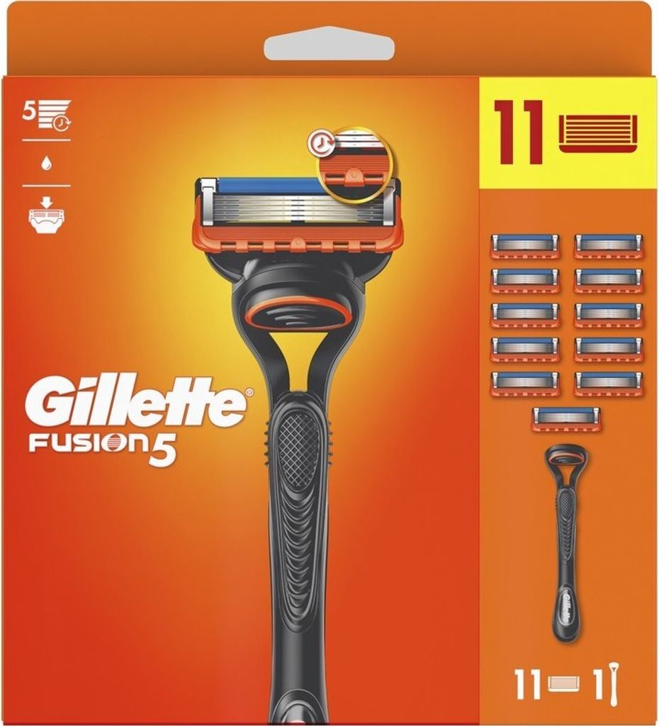 Gillette Fusion Manual Razor 10 ostrzy Zdjęcie produktu 2