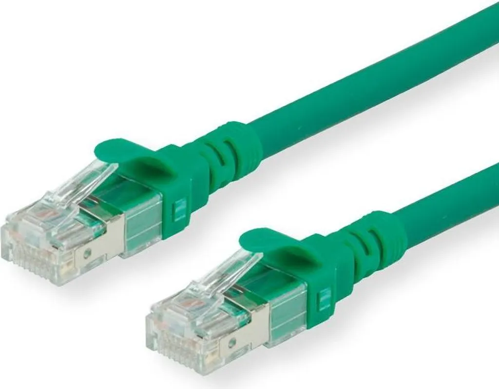 ROLINE Patch CAT 6a 20m Verde | Ideale per Data Center e 10G Ethernet