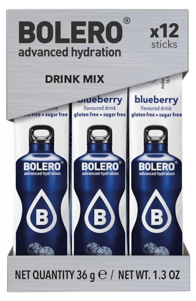 Bolero Sticks (12x3g) Blueberry - Intra- & Post-Workout - Produktbild 