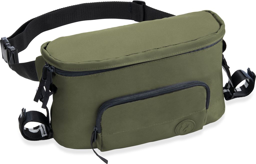 hauck Organizer für Kinderwagen und Buggy - Pushchair Hip Bag olive