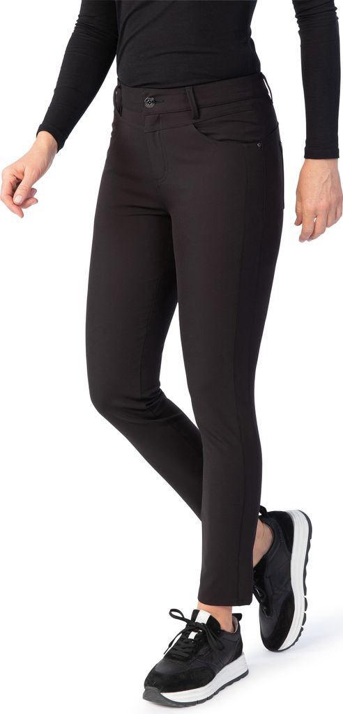 Stooker Women FLORENZ EASY WEAR Damen 5-Pocket-Jeans Slim Fit 48 (Länge 28) black