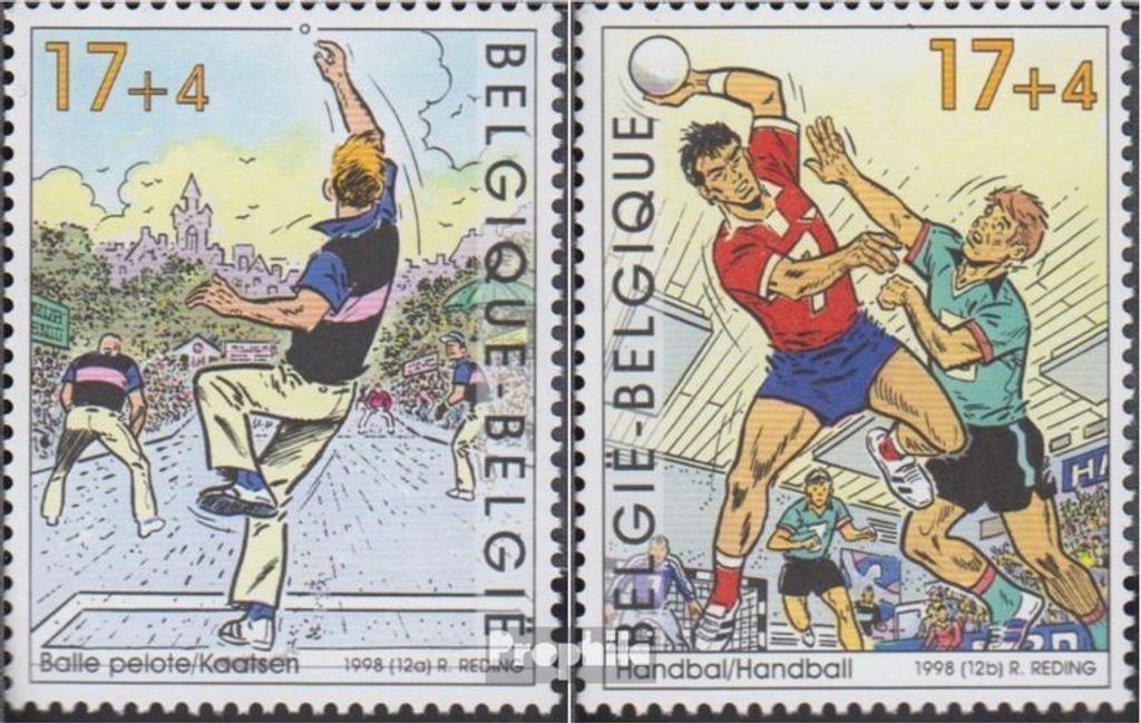 Briefmarken Belgien 1998 Mi 2812-2813 (kompl.Ausg.) postfrisch Sport