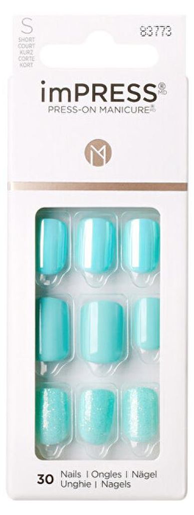 Self-adhesive nails imPRESS Nails Rain Check 30 pcs