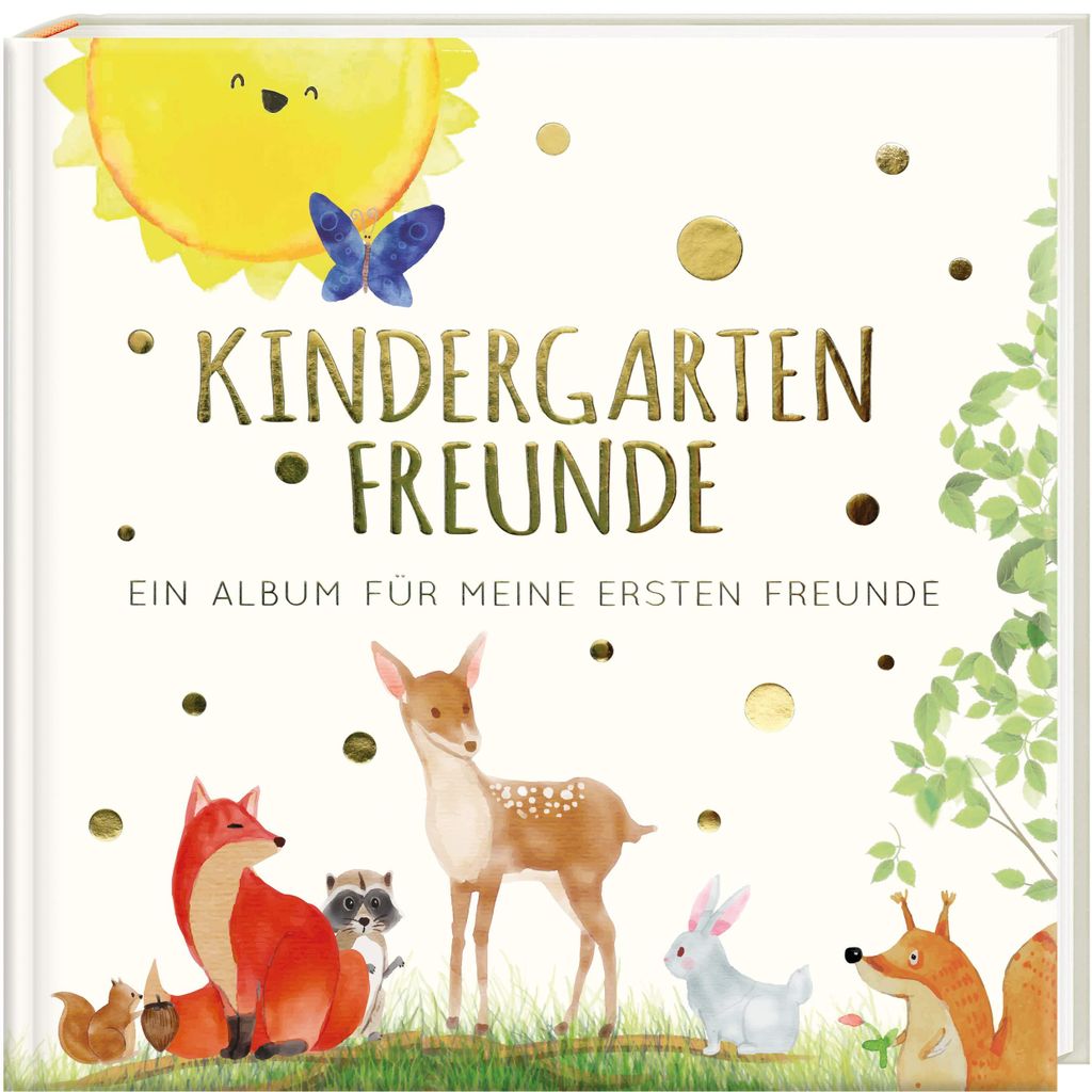 PAPERISH Kindergartenfreunde – TIERE: ein Album für meine ersten Freunde (Freundebuch Kindergarten 3 Jahre)