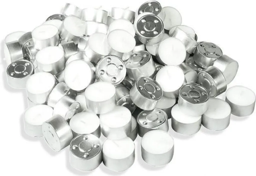 Bougies chauffe-plat BISPOL Aura 4H non parfumées - Pack de 100 pièces