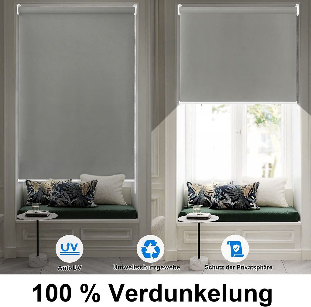 Rollo Senkrechtmarkise Außenrollo Balkonrollo Produktbild 3
