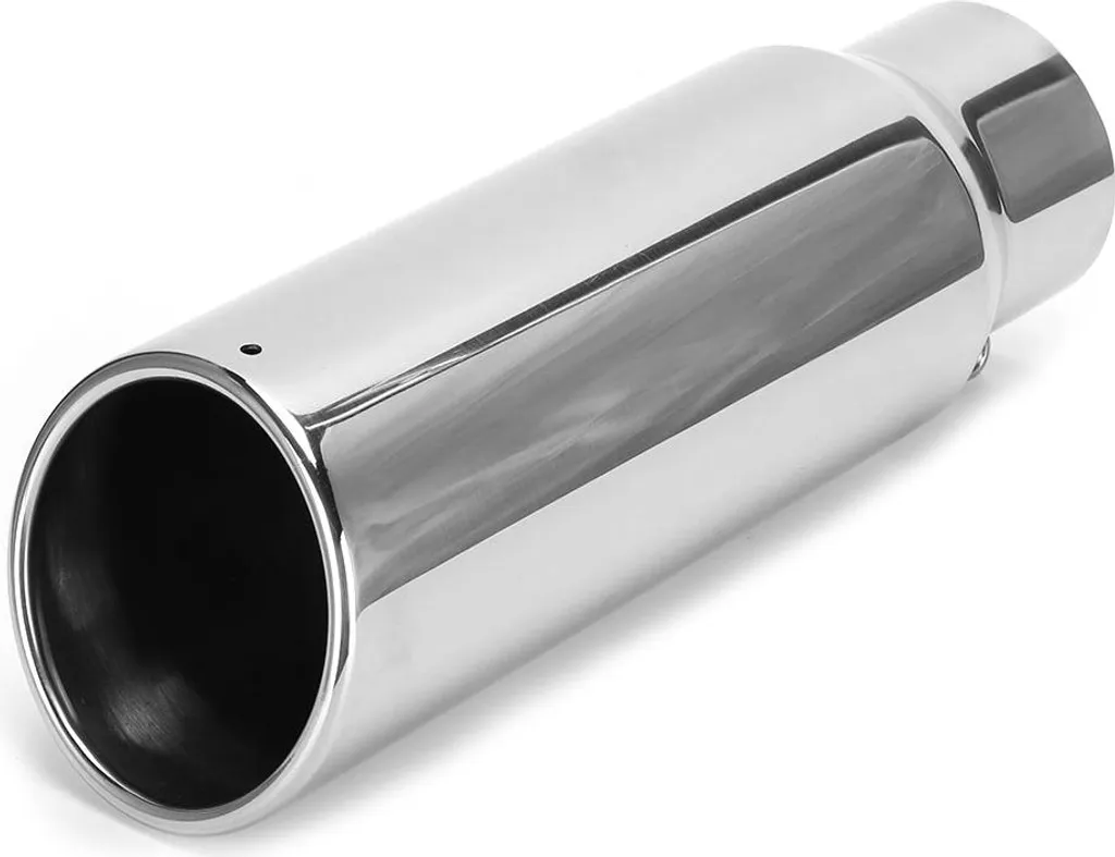 Tuyau d'échappement pour tuning auto 80mm inox sortie large 102mm