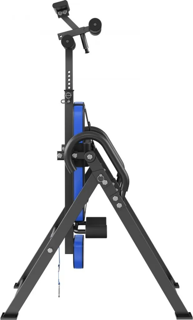 Table d'inversion pliable pour le dos en bleu - Détente optimale chez soi - 10