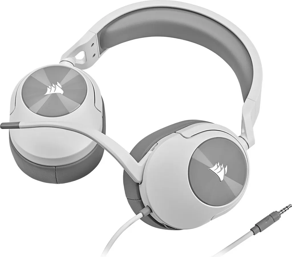 Casque Gaming Corsair HS55 Surround Blanc multiplateforme avec micro 7.1 - 4