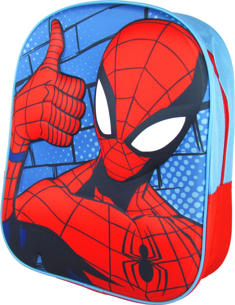Kinderrucksack - 3D - Spiderman - 31 x 25 x 10 cm - Originales Lizenzprodukt