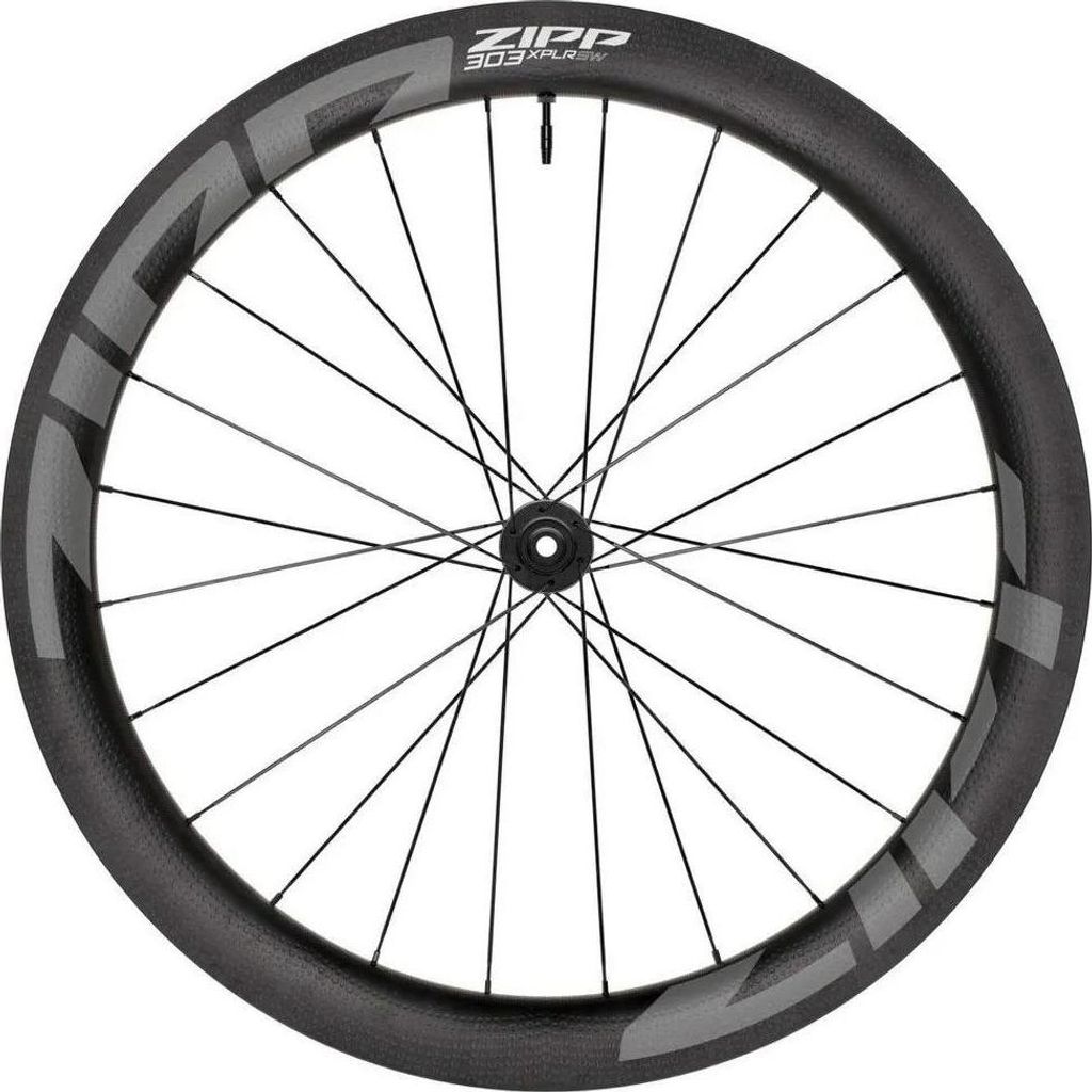 Zipp Am 303 Xplr Sw Cl Disc Tubeless Gravel-vorderrad Silber 12 x 100 mm Silber 12 x 100 mm