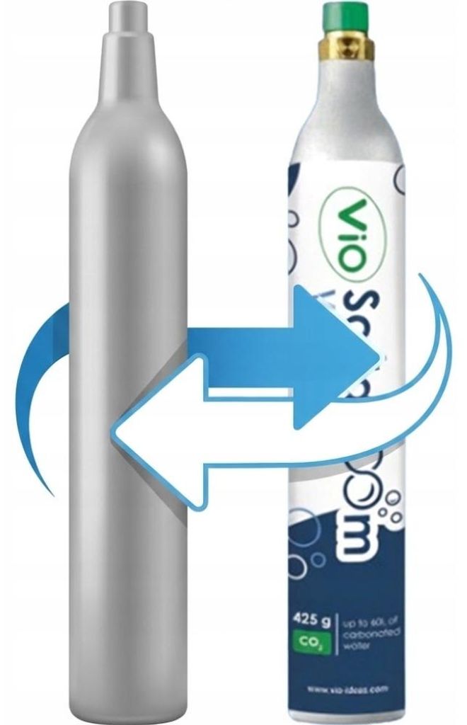 Cylinder SodaBoom ViO GC-600 do Napełnianie Wymiennej Butli Zdjęcie produktu 