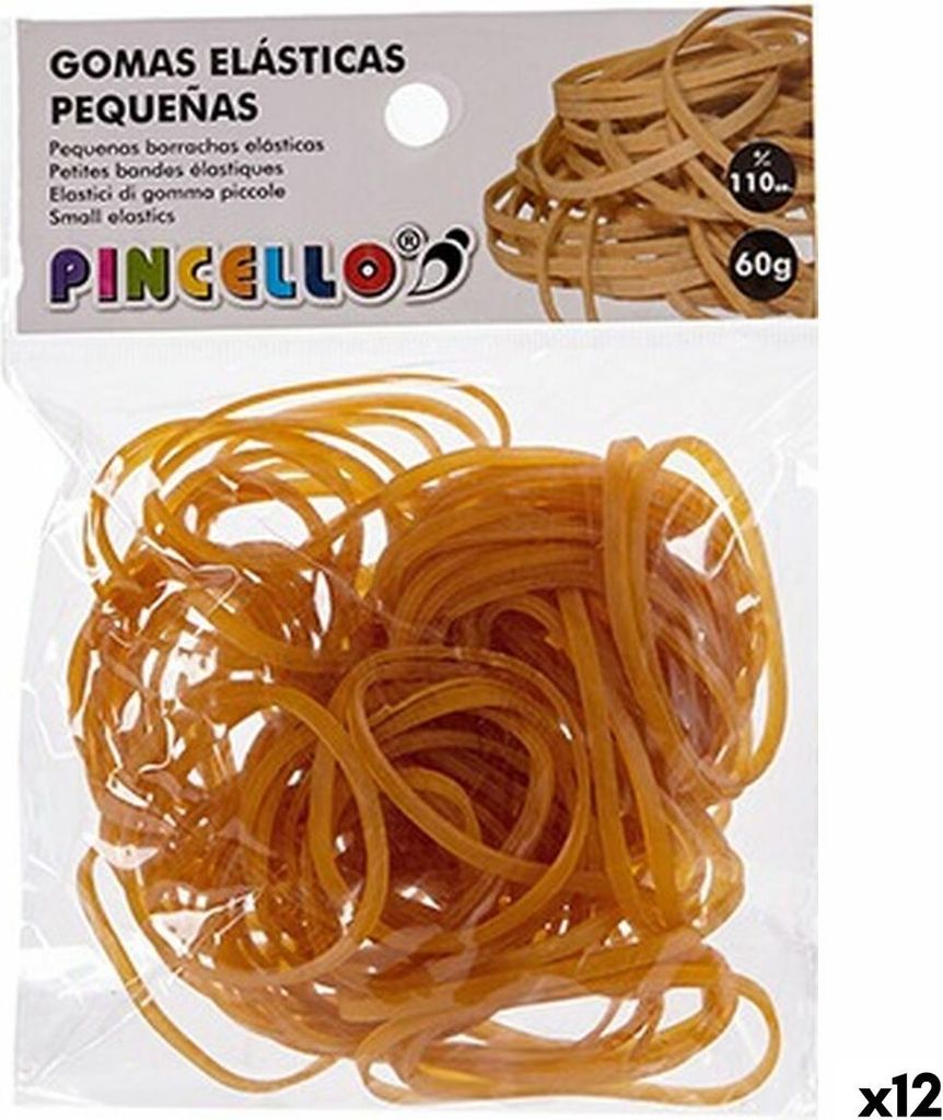 Gummibänder Gelb (12 Stück) Produktbild 
