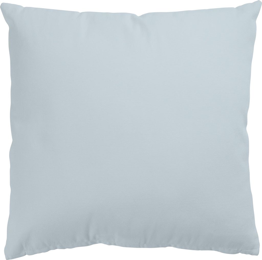 Dekokissen mit Motiv draußen / Outdoor Zierkissen waschbar Design blau Unifarben Sofakissen ohne Füllung