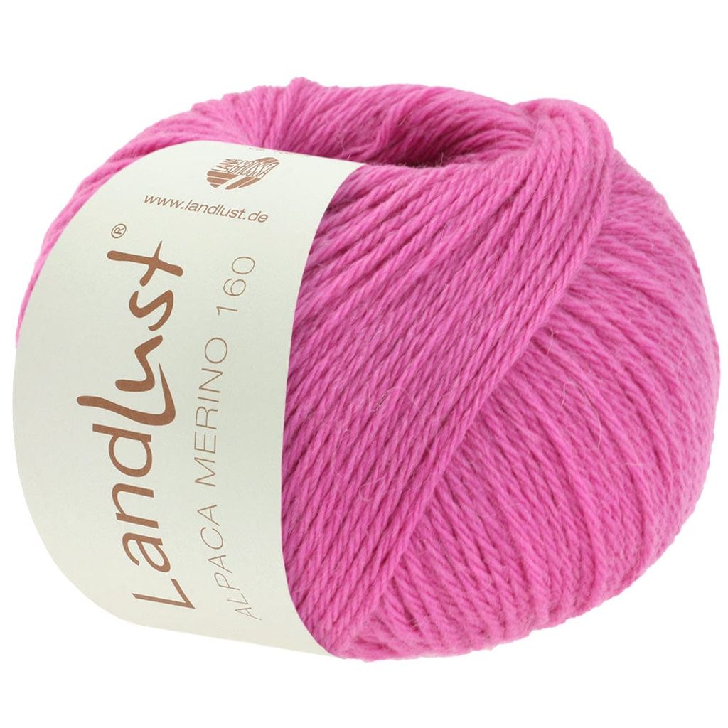 Lana Grossa Landlust Alpaka Merino 160 414 Pink 50g