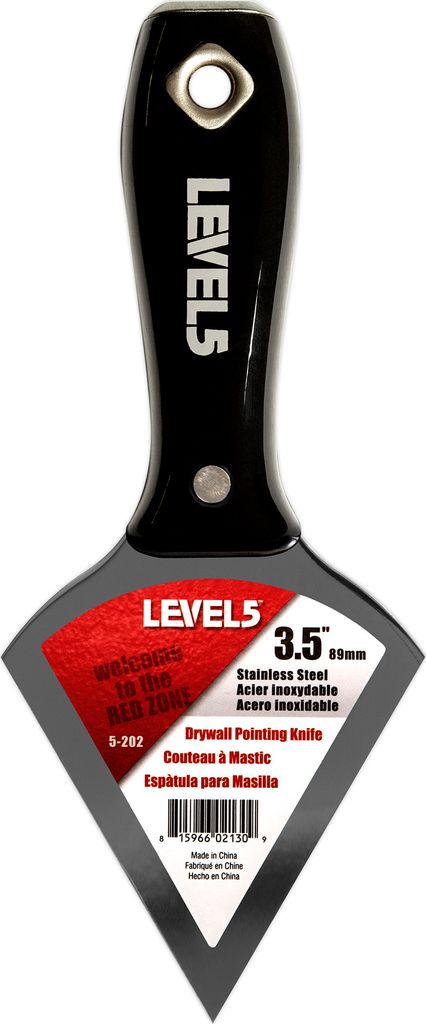 LEVEL5 Spezial Edelstahl Spitzspachtel für Innenecken 89mm Produktbild 
