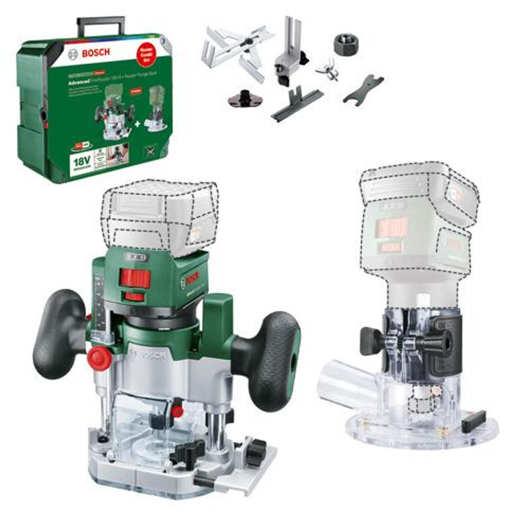 Akku-Fräse Router Combi Set Produktbild 
