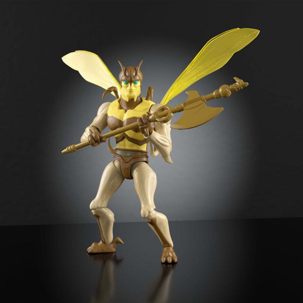 Masters of the Universe Origins 200X Buzz-Off aus der Cartoon-Kollektion, ca. 14 cm große Actionfigur, MOTU-Spielzeug, 6 Jahr(e), Mehrfarbig, Kuns...