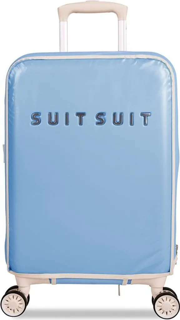 Housse de protection pour valise de taille S couleur bleu pastel