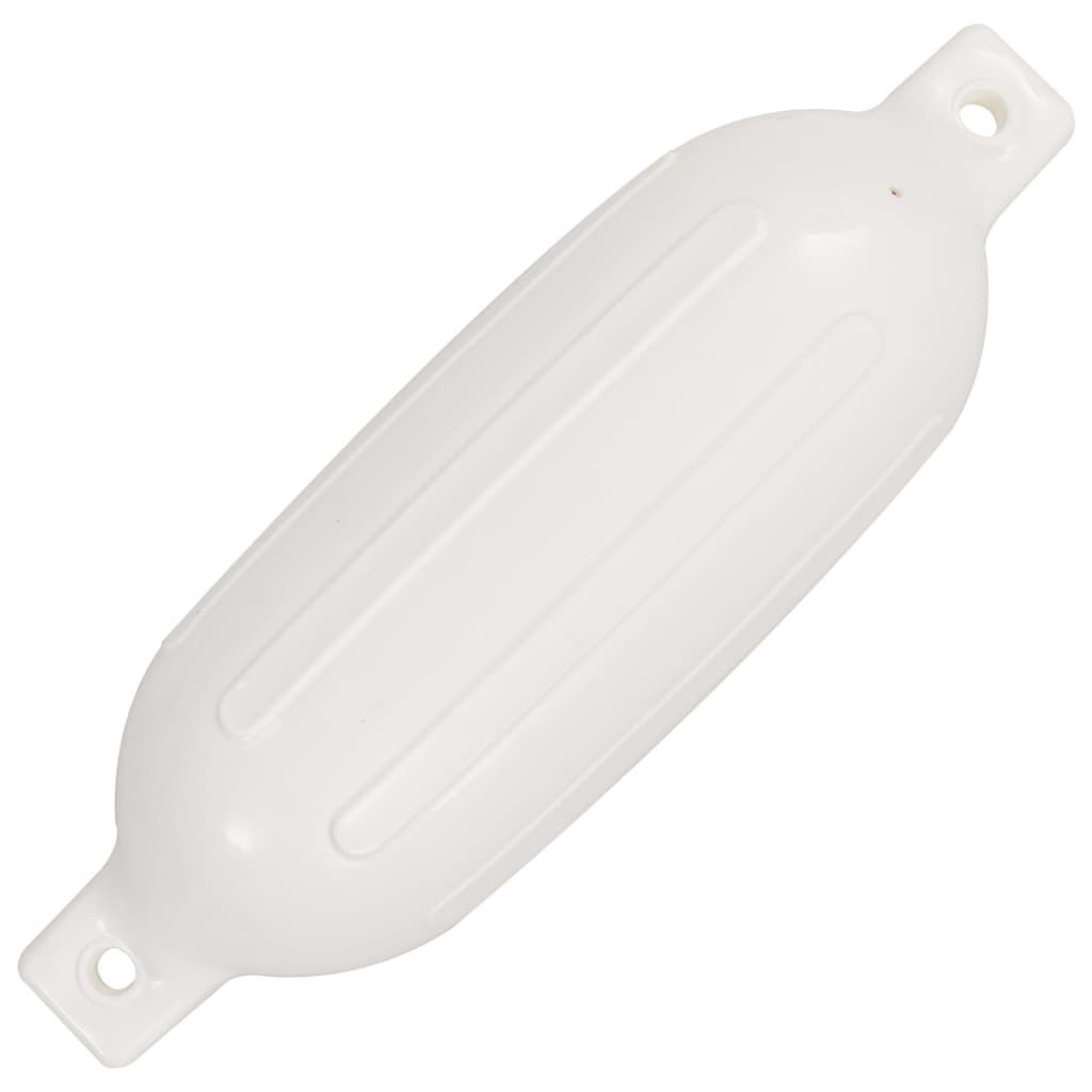 vidaXL Bootsfender 4 Stk. Weiß 58,5 x 16,5 cm PVC Produktbild 