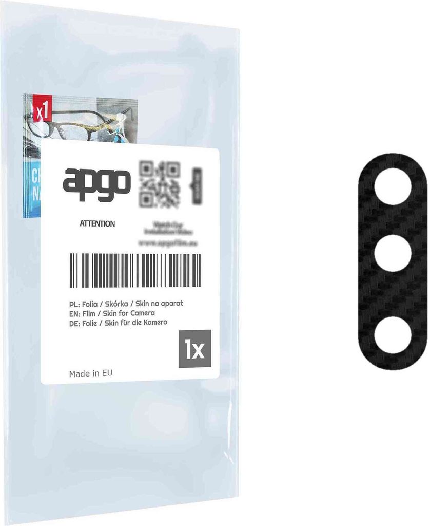 apgo Objektivschutz-Folie, Kameraschutz kompatibel mit Sony Xperia 5 II, Carbon-Imitation, Rückseite Schutzfolie für Kamera-Insel, Hinten Folie, ...