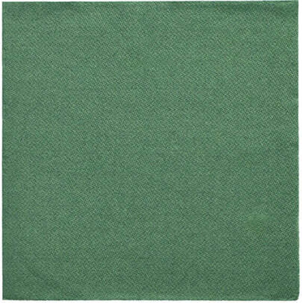 700 Servietten "DAILY Collection" 1/4-Falz 32 cm x 32 cm dunkelgrün