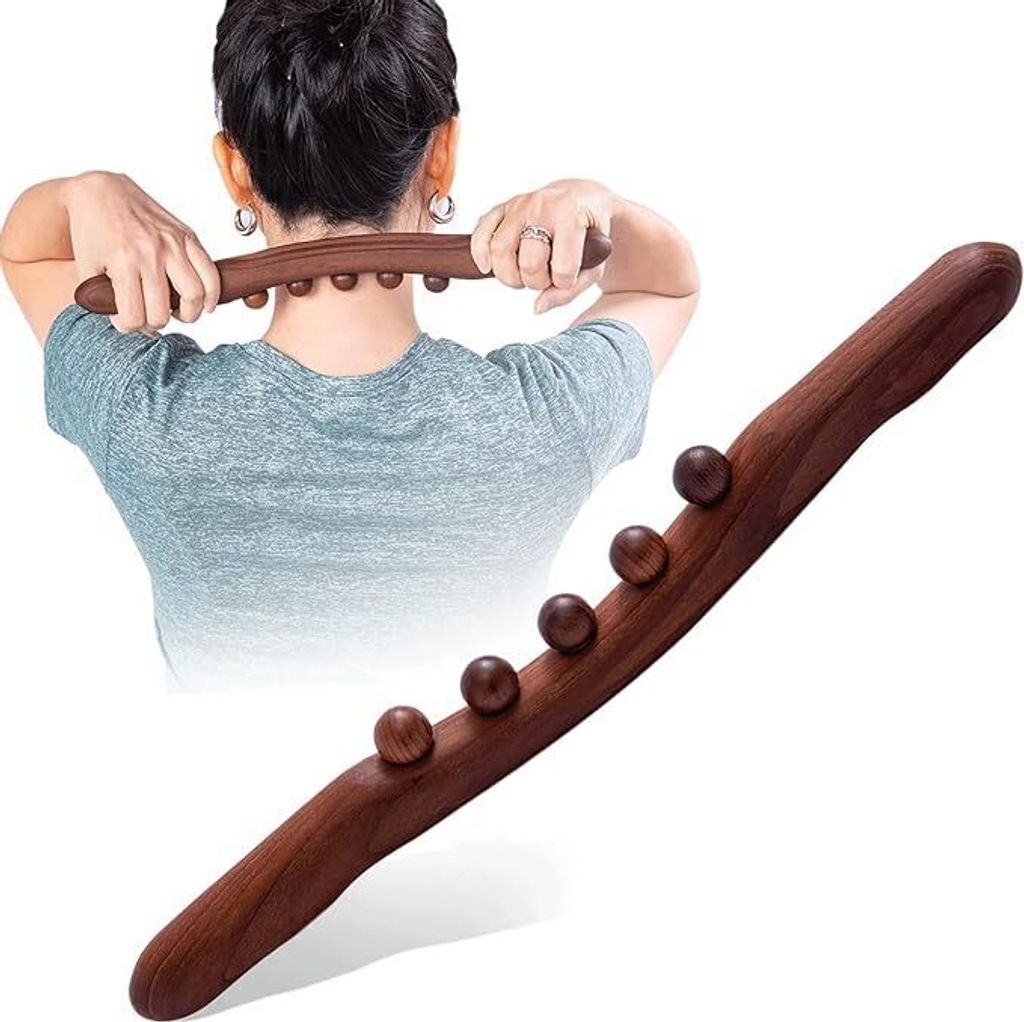 Anti Cellulite Massagegerät Maderotherapie aus Holz - Produktbild 