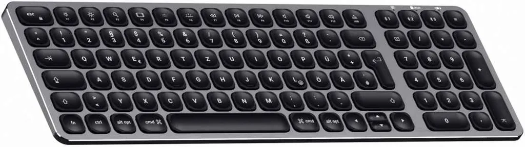 Satechi Clavier Alu Bluetooth Rétroéclairé Argent avec Recharge USB-C