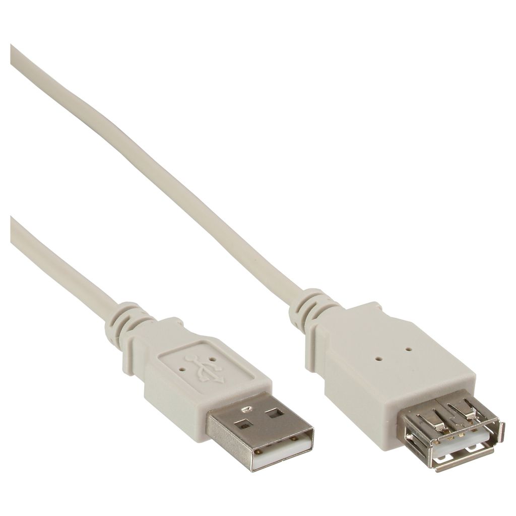 InLine® 34633 Rallonge USB 2.0, prise mâle / prise femelle, Image du produit 