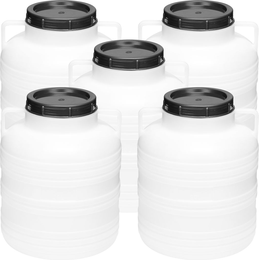 Set 20 Liter Futtertonne BPA-frei Lebensmittel-Fass Regentonne