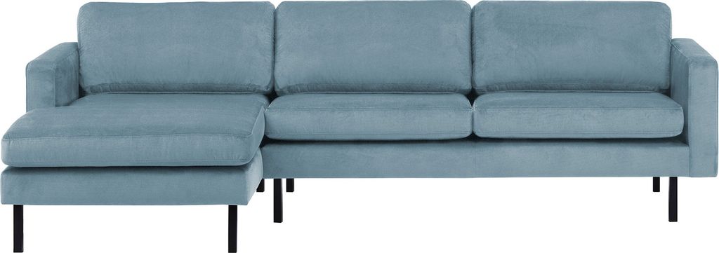 Linksseitiges Ecksofa Lioni - himmelblau - Kronos 31