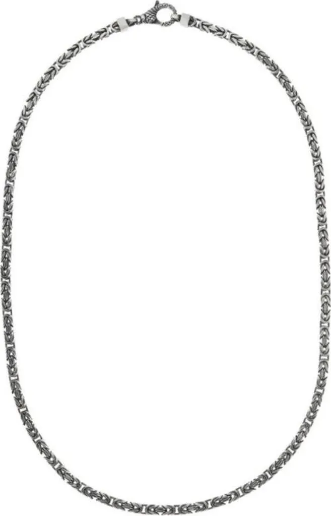 Collier Albert M. WSOX00219.S-60 : Bijou homme en argent patiné 60cm