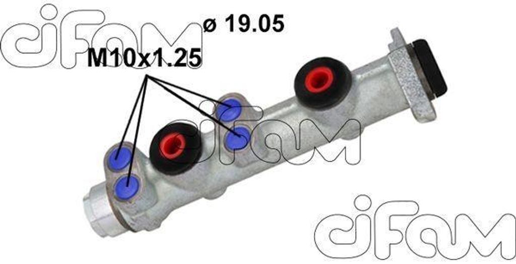 CIFAM 202-770 Bremszylinder Hauptbremszylinder für AIXAM Crossline Schrägheck 400 Schrägheck Coupe Evo/GTI/Premium City Schrägheck GTO Schrägheck