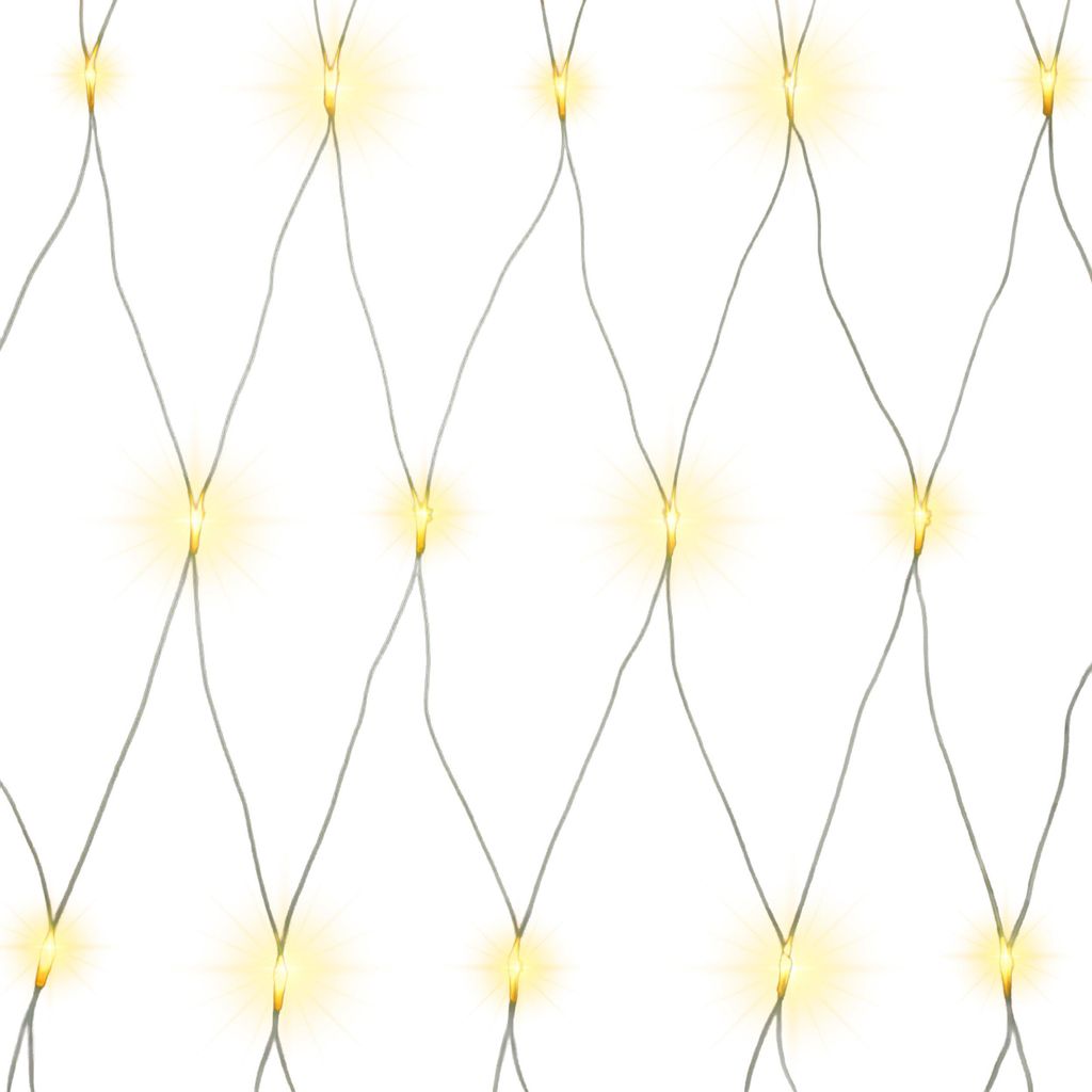 LED-Lichternetz mit Kabel LED Dekoration Beleuchtung Lichterkette Größe: flexibel - 3x2 m, 4x2 m oder 3x3 m Lichtfarbe: Warmweiß