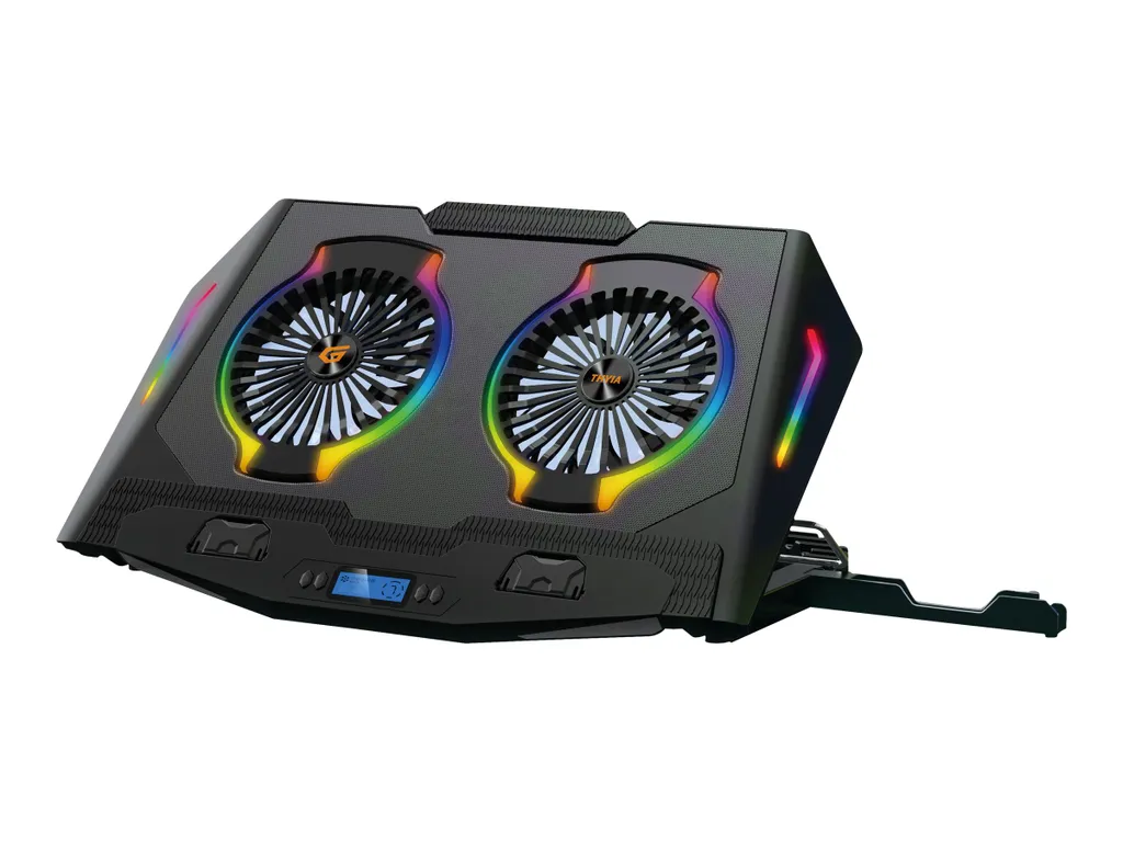 Conceptronic THYIA02B Support de Refroidissement Gaming 17 pouces Noir
