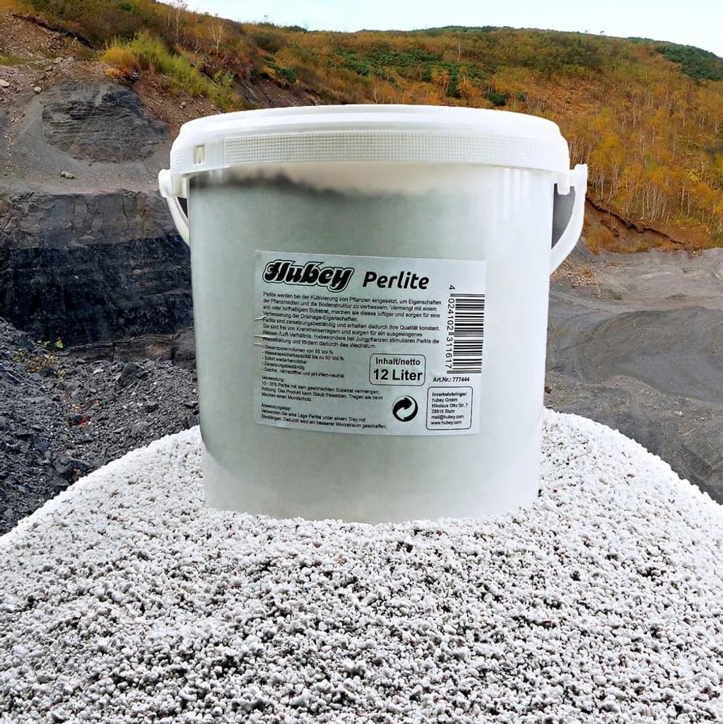 Perlite Pflanzsubstrat 12 Liter zur Förderung der Produktbild 