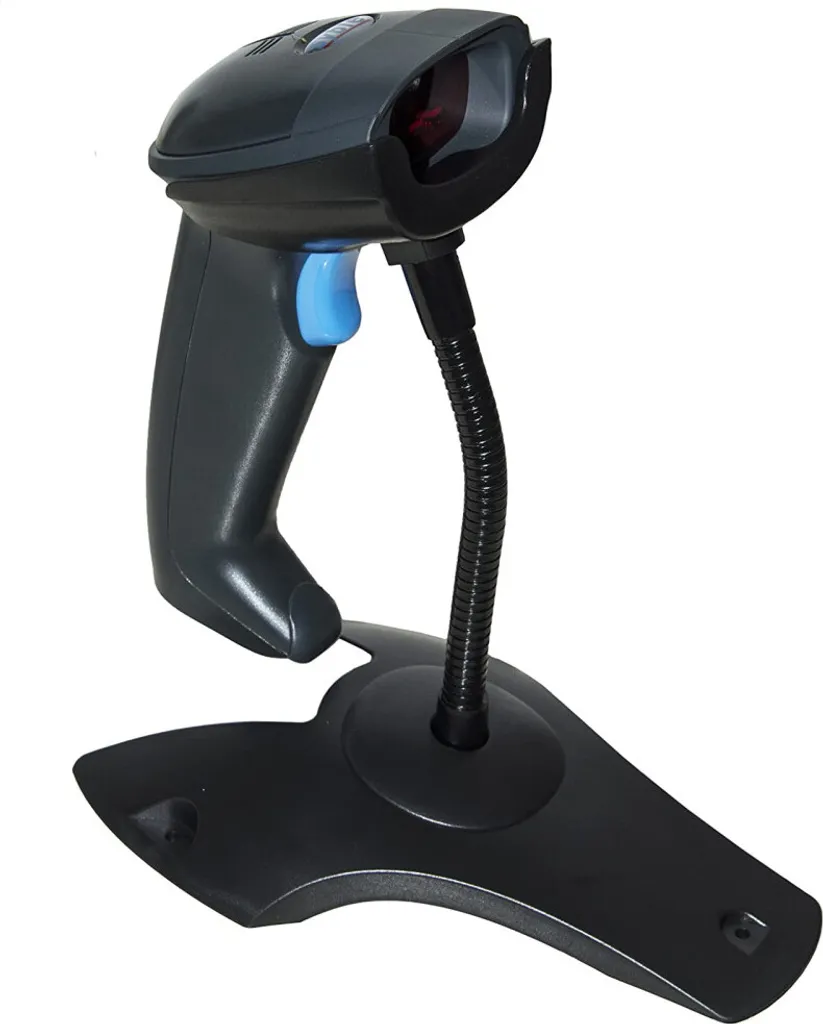 Scanner de code-barres portatif Link LKLET10 sans fil USB noir mat