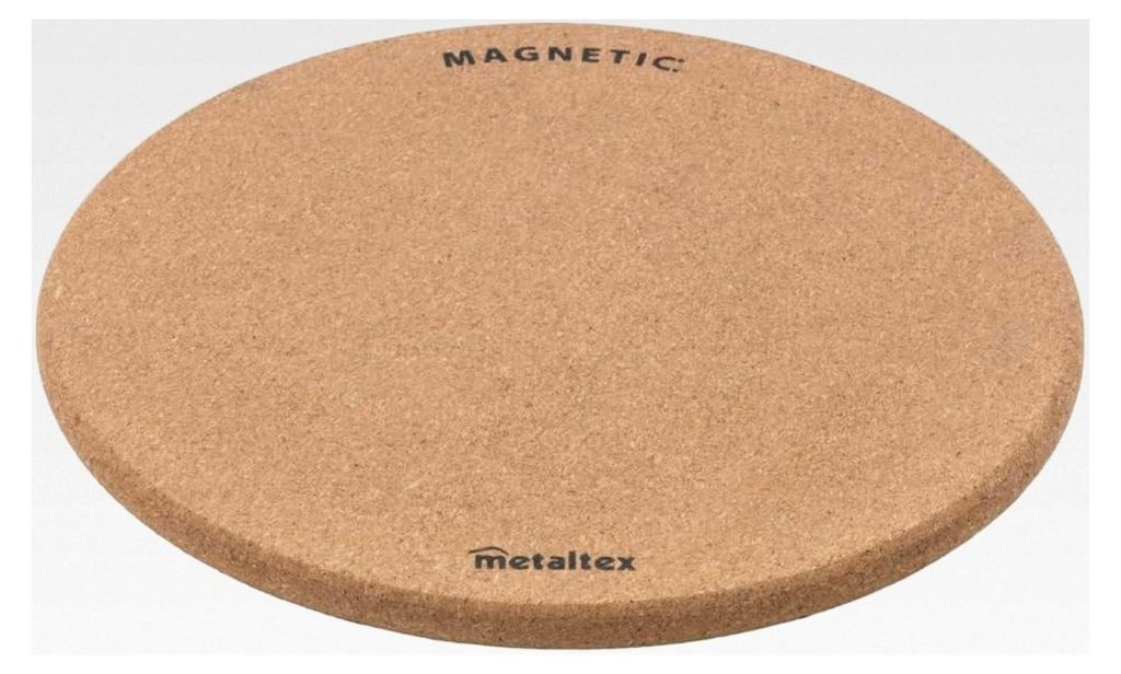 Kork-Untersetzer 20 cm mit Magnet – Schützt Tisch, Theke und Oberflächen, Hellbraun