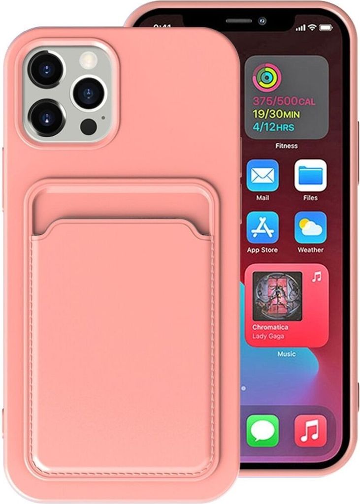König Design Hülle kompatibel mit Apple iPhone 13 Pro Max Kunststoff Soft Handyhülle - Handy Case Hell-Pink