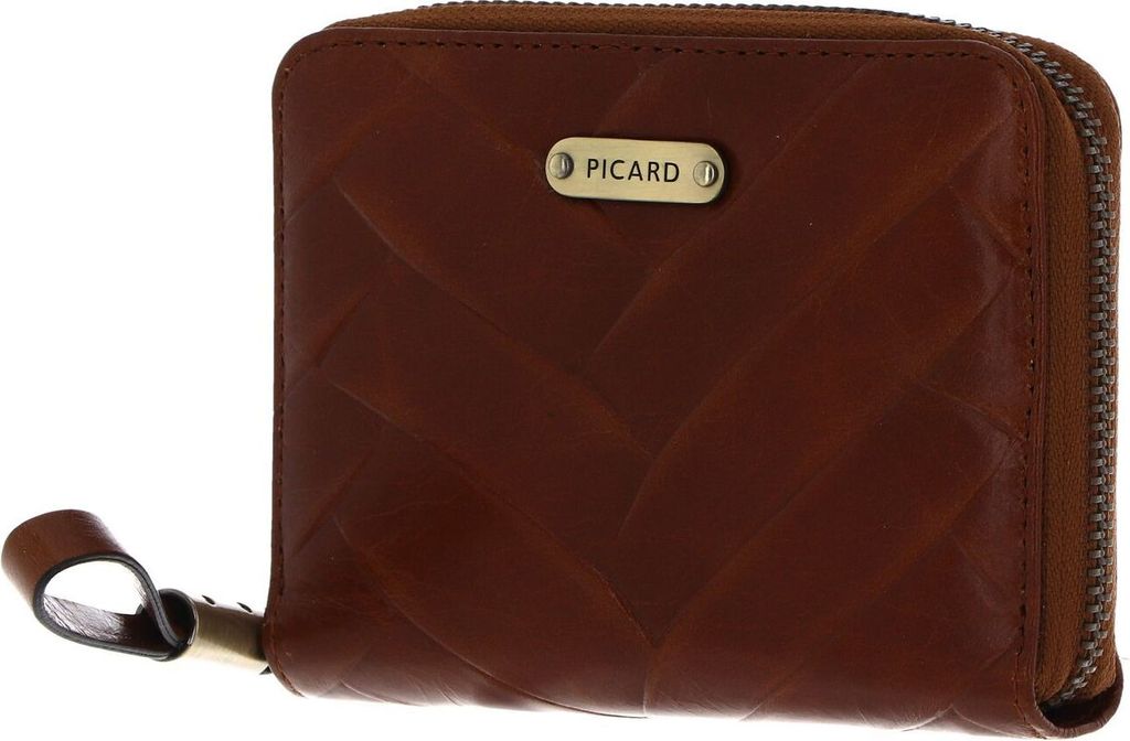 PICARD Geldbörse Basket 1 Zip Wallet Fudge hellbraun