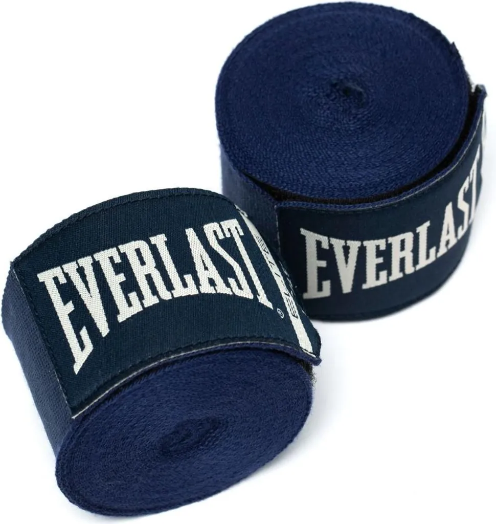 Bandes de boxe Everlast Elite Navy 457cm - Protection Mains et Poignets