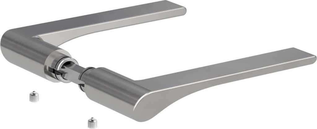 GRIFFWERK LEAF LIGHT SIEGER DESIGN Griffpaar für Schlosskasten Samtgrau