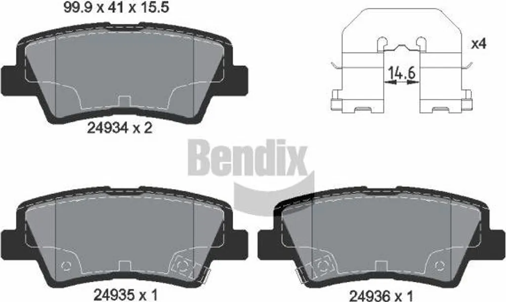 Plaquettes de frein pour Hyundai Tucson et Elantra - Sécurité Garantie