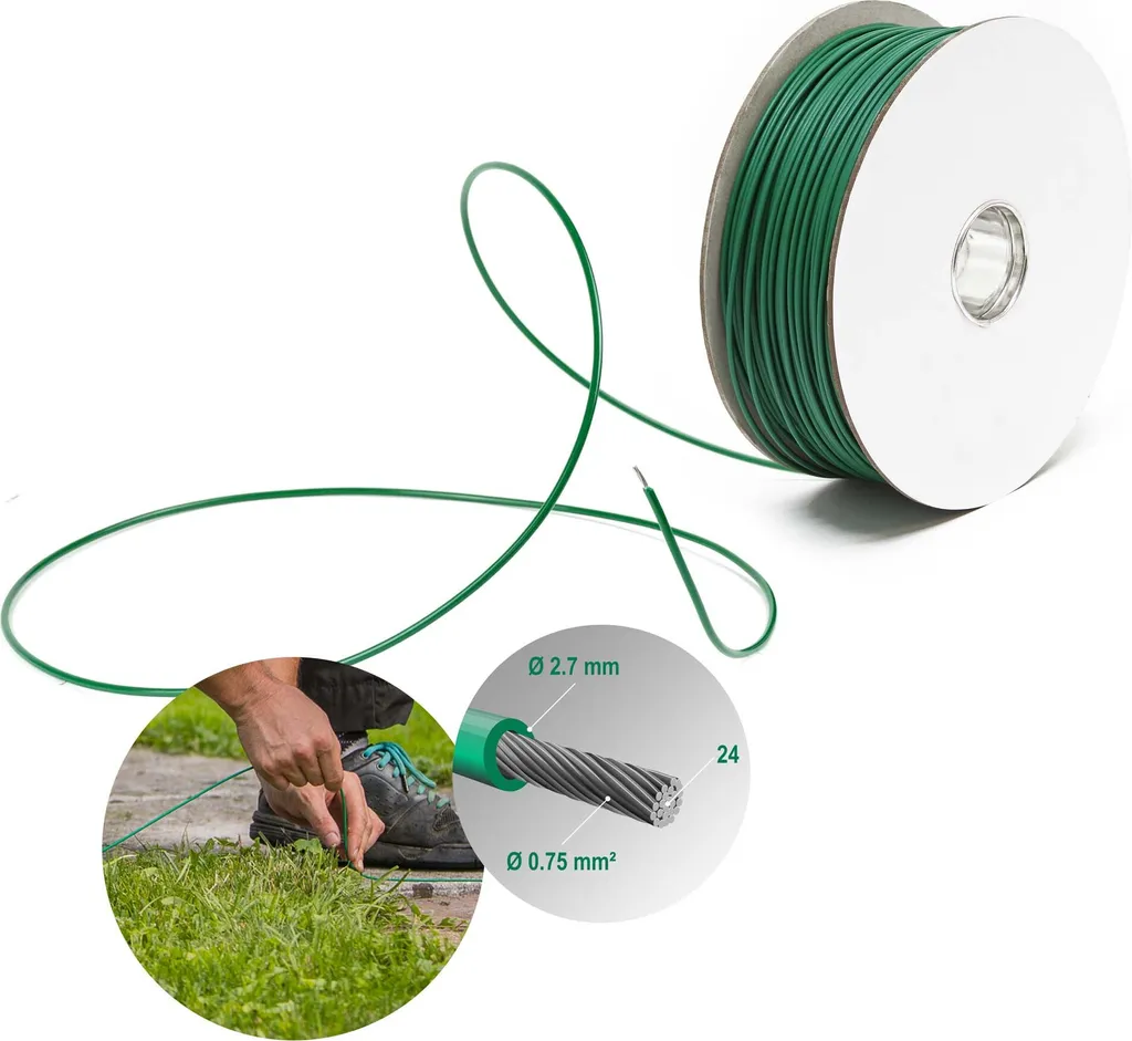 Filo Guida Robot Tagliaerba Wiltec 100m - Universale e Resistente - 7