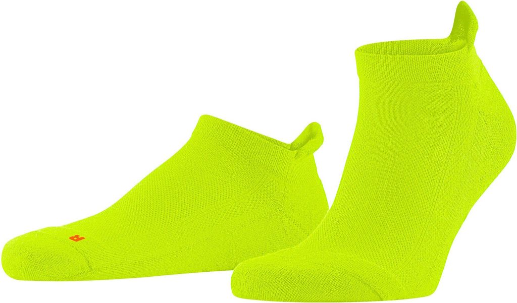 FALKE Unisex Sneakersocken - Cool Kick, Socken, Polyester, einfarbig, kurz Gelb 39-41