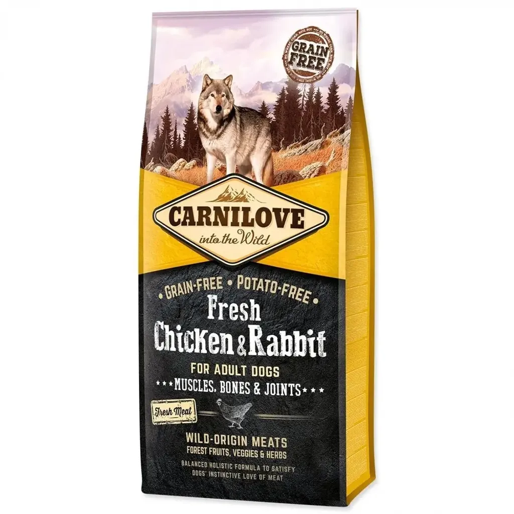 Offerta Carnilove Fresh Pollo e Coniglio 12kg - Prezzo Imbattibile - 1